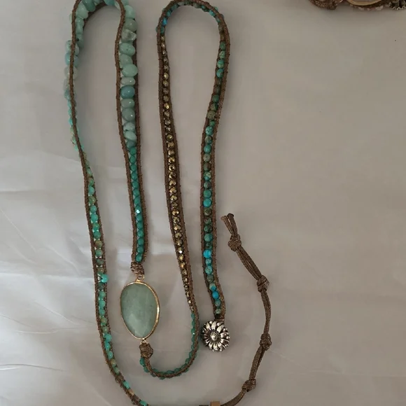 Elegant Multi-Color Beaded Wrap Bracelet - Picture 2 of 4